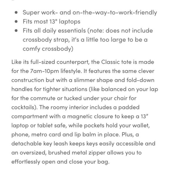 Dagne Dover Discontinued color! 13" Signature Tote NWOT - Picture 4 of 8